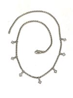 Collana Fope Donna in Oro bianco Diamante 0.09 Ct 863C BBR - 863C BBR